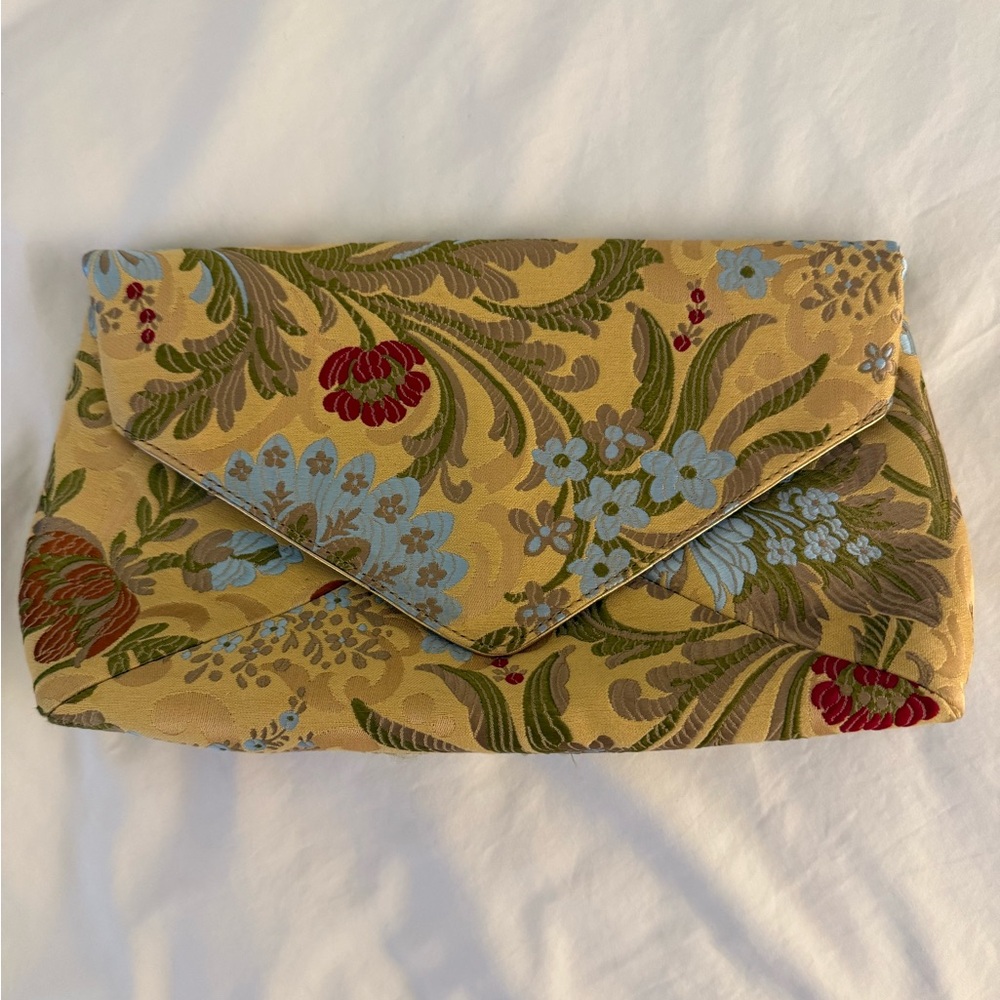 Dries Van Noten Floral Envelope Clutch
